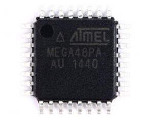 Read Microcontroller ATmega48PA Binary from its locked flash and eeprom, using focus ion beam to break mcu atmega48pa protective system and rewrite the firmware to new microcontroller atmega48pa for cloning