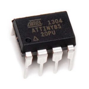 Read Chip ATtiny85V Software from microcontroller ATtiny85V flash memory by unlock MCU ATtiny85V security fuse which can be located when reverse engineering MCU's physical structure