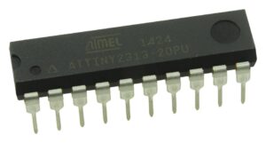 unlock attiny2313 secured microprocessor and restore embedded firmware content from its flash memory