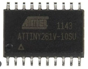 Extract MCU ATtiny261V Code from its locked memory, break microcontroller attiny261 tamper resistance system and readout the embedded firmware from MCU;