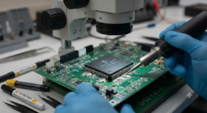 يتطلب استخراج تعليمات التشغيل الوظيفية من وحدة microchip pic16f913 microcontroller المؤمنة أو المحمية أو المقفلة فهماً عميقاً لوسائل الحماية الفيزيائية في الأنظمة الميكروإلكترونية. وعندما يحاول المتخصصون استخراج أو استعادة أو إعادة بناء منطق النظام من البنية السيليكونية الخاصة بوحدة microchip pic16f913 microprocessor المشفرة، فإن هدفهم الرئيسي هو عزل ملف binary أو hex الخام المخزن في أعماق سجلات العتاد الداخلية.

ويتم تنفيذ هذه العملية الدقيقة بعناية للحصول على نسخة من ذاكرة برنامج flash الرئيسية وخلايا eeprom المساعدة، حيث تشكل هاتان المنطقتان معاً أرشيف البيانات الكامل لوحدة microchip pic16f913 mcu. ويتيح الحصول على هذه التعليمات المضمنة للمتخصصين إعادة بناء سلوك النظام وتحليل الاعتماديات البرمجية دون الحاجة إلى الوصول إلى الشيفرة المصدرية الأصلية. ونظراً لأن microchip pic16f913 microprocessor يستخدم بتات حماية داخلية لمنع واجهات التصحيح القياسية، فإن الحصول على نسخة سليمة من البيانات يتطلب استخدام تقنيات منخفضة المستوى لتجاوز قيود القراءة دون التسبب في حذف firmware المخزن.