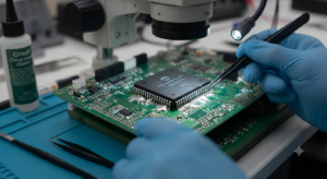 Việc trích xuất các chỉ thị máy chức năng từ một microchip pic16f913 microcontroller đã được bảo mật, bảo vệ hoặc khóa đòi hỏi sự hiểu biết sâu sắc về các cơ chế bảo vệ vi điện tử ở cấp độ vật lý. Khi các chuyên gia tiến hành trích xuất, khôi phục hoặc phục hồi logic hệ thống từ cấu trúc silicon của một microchip pic16f913 microprocessor được mã hóa, mục tiêu chính của họ là tách lấy tệp binary hoặc hex thô được lưu trữ sâu bên trong các thanh ghi phần cứng nội bộ.

Quy trình tinh vi này được thực hiện cẩn thận nhằm sao lưu cả bộ nhớ chương trình flash chính và các ô nhớ eeprom phụ trợ, vốn cùng nhau tạo thành kho dữ liệu hoàn chỉnh của microchip pic16f913 mcu. Việc tách thành công tập lệnh nhúng này cho phép các kỹ thuật viên tái tạo hành vi của hệ thống và phân tích các mối quan hệ phụ thuộc của phần mềm chức năng mà không cần truy cập vào mã nguồn gốc. Do microchip pic16f913 microprocessor sử dụng các bit bảo mật nội bộ để ngăn chặn các giao diện gỡ lỗi tiêu chuẩn, việc thu được một bản sao dữ liệu hoàn chỉnh đòi hỏi các kỹ thuật cấp thấp chuyên biệt nhằm vượt qua các cơ chế hạn chế đọc mà không kích hoạt quá trình xóa firmware đang được lưu trữ.