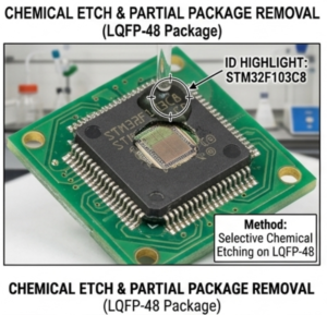 Hành trình kỹ thuật nhằm vượt qua các giới hạn phần cứng trên MCU ARM STM32F103C8 đã được bảo mật, bảo vệ hoặc khóa đòi hỏi sự hiểu biết sâu sắc về cấu trúc silicon hiện đại. Khi các kỹ sư chuyên môn tìm cách trích xuất, khôi phục hoặc phục hồi các lệnh chức năng từ một mục tiêu đã được tăng cường bảo mật, họ sẽ tập trung trực tiếp vào tệp nhị phân (binary) hoặc tệp hex được lưu trữ bên trong ma trận silicon của vi điều khiển ARM STM32F103C8. Quy trình chuyên sâu này được thiết kế nhằm sao lưu bộ nhớ chương trình flash và vùng lưu trữ EEPROM nội bộ của bộ vi xử lý ARM STM32F103C8, vốn cùng nhau đóng vai trò là kho dữ liệu nền tảng của toàn bộ thiết bị. Việc lấy thành công phần mã nhúng này cho phép các đơn vị kỹ thuật phân tích hành vi của hệ thống và nghiên cứu các mối phụ thuộc của hệ thống mà không cần truy cập vào mã nguồn gốc của ARM STM32F103C8 MCU. Do bộ vi xử lý ARM STM32F103C8 nguyên bản sử dụng các cơ chế bảo vệ cấp phần cứng nghiêm ngặt nhằm chủ động chặn các lệnh đọc không được cấp phép, việc thực hiện một bản sao dữ liệu hoàn chỉnh đòi hỏi các phương pháp phân tích tín hiệu chuyên biệt để khiến ARM STM32F103C8 MCU phản hồi dữ liệu mà không kích hoạt cơ chế tự xóa bảo mật.